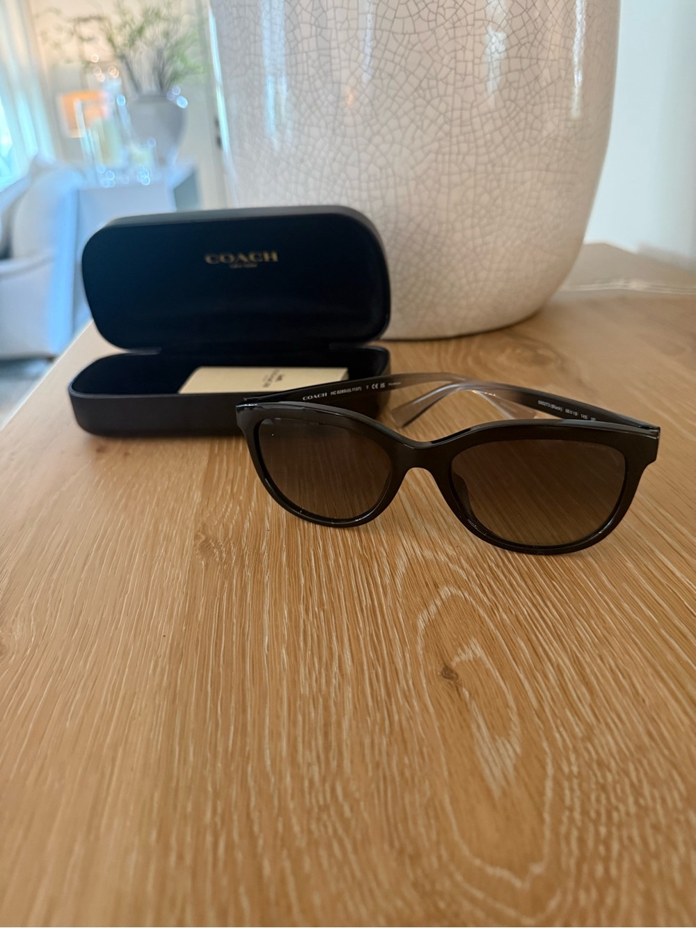 NEVER WORN Coach Black Sunglasses